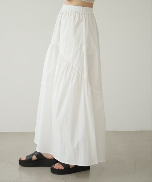 RAY CASSIN（レイカズン）の「アシンメトリーボリュームスカート（スカート・レディース・ベージュ/ブラック/オフホワイト・FREE）」の19枚目の写真