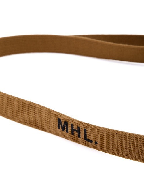 MHL.（エムエイチエル）の「NARROW MILITARY BELT（ベルト・レディース・ブラウン系その他/ブラック/ネイビー・FREE）」の6枚目の写真