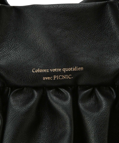 ROPE' PICNIC（ロペピクニック）の「ダブルフリルメッシュハンドルミドルトートバッグ（トートバッグ・レディース・ブラック/シルバー/キナリ/ブルー系その他4・FREE）」の16枚目の写真