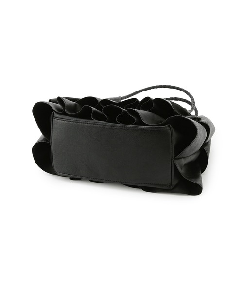 ROPE' PICNIC（ロペピクニック）の「ダブルフリルメッシュハンドルミドルトートバッグ（トートバッグ・レディース・ブラック/シルバー/キナリ/ブルー系その他4・FREE）」の18枚目の写真