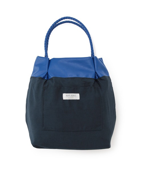 ROPE' PICNIC（ロペピクニック）の「ダブルフリルメッシュハンドルミドルトートバッグ（トートバッグ・レディース・ブラック/シルバー/キナリ/ブルー系その他4・FREE）」の6枚目の写真