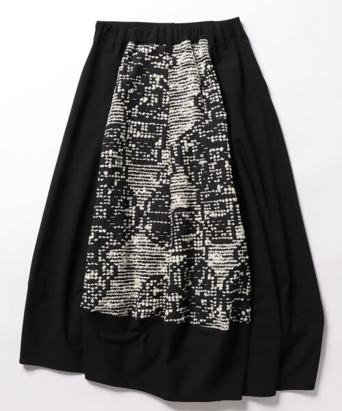 gomme(ゴム)の「土偶JQ バルーンスカート(スカート・レディース・ブラック×ホワイト・MEDIUM)」の14枚目の写真