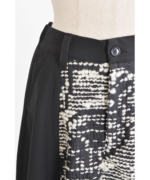 gomme(ゴム)の「土偶JQ バルーンスカート(スカート・レディース・ブラック×ホワイト・MEDIUM)」の12枚目の写真