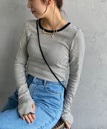 [MILLER/ミラー] 別注 クルーネックリブTシャツ