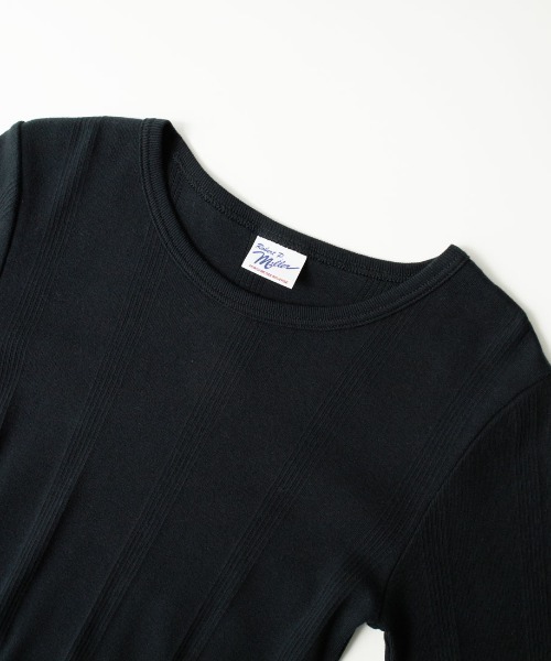 MILLER（ミラー）の「[MILLER/ミラー] 別注 クルーネックリブTシャツ（Tシャツ/カットソー・レディース・アイボリー/ブラック/ブラウン/ホワイト/イエロー/ネイビー・F）」の15枚目の写真
