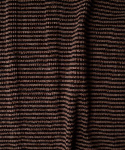 MILLER（ミラー）の「[MILLER/ミラー] 別注 クルーネックリブTシャツ（Tシャツ/カットソー・レディース・アイボリー/ブラック/ブラウン/ホワイト/イエロー/ネイビー・F）」の19枚目の写真