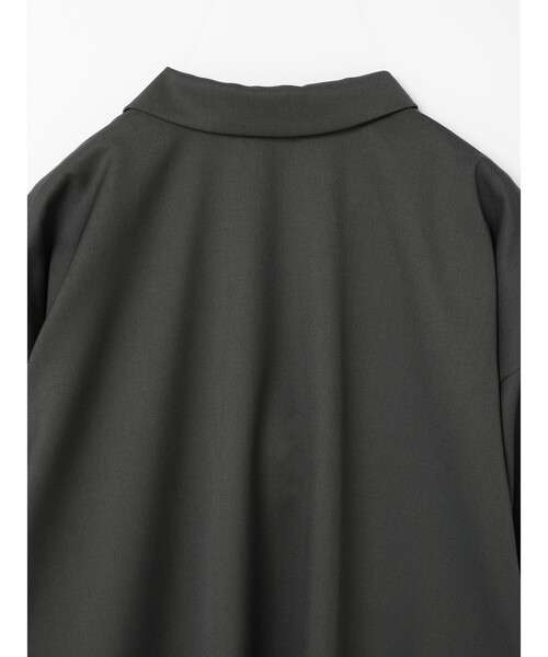 mizuiroind（ミズイロインド）の「mizuiro ind テーラードシャツジャケット（ダウンジャケット/コート・レディース・ブラック/チャコールグレー/ネイビー/グレー/ブルー系その他5・FREE）」の21枚目の写真