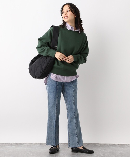 GLOBAL WORK(グローバルワーク)の「GOODデニムフレアパンツ/904774(デニムパンツ・レディース・ブルー/ネイビー/ライトブルー・SMALL/MEDIUM/LARGE/XS)」の18枚目の写真