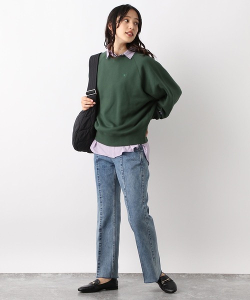 GLOBAL WORK(グローバルワーク)の「GOODデニムフレアパンツ/904774(デニムパンツ・レディース・ブルー/ネイビー/ライトブルー・SMALL/MEDIUM/LARGE/XS)」の19枚目の写真