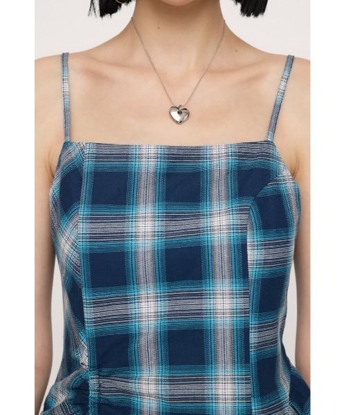 【SLY】 DAMAGE FLANNEL CAMI SLY（スライ）の「DAMAGE FLANNEL CAMI S/OP ダメージ