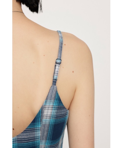 SLY（スライ）の「DAMAGE FLANNEL CAMI S/OP ダメージ