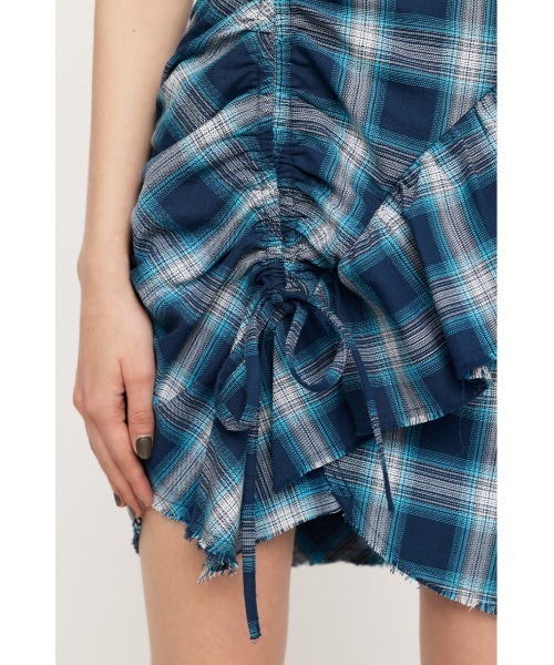 SLY（スライ）の「DAMAGE FLANNEL CAMI S/OP ダメージ