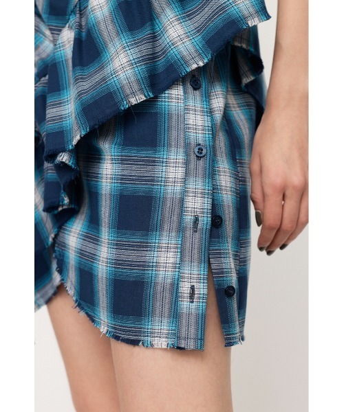 【SLY】 DAMAGE FLANNEL CAMI SLY（スライ）の「DAMAGE FLANNEL CAMI S/OP ダメージ
