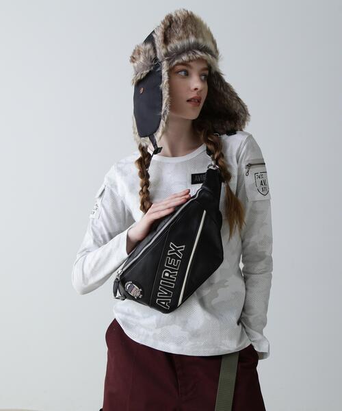 AVIREX（アヴィレックス）の「VARSITY DESIGN BULTO BODY BAG / バー