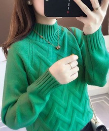 ハイネックニット