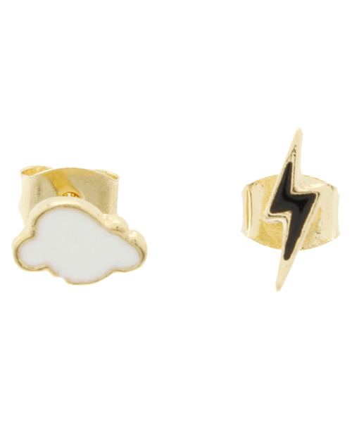 e.m. 雲と雷のピアス Daily russet（デイリー ラシット）の「雲と雷ピアス（ピアス