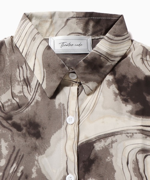 ROOPTOKYO（ループトウキョウ）の「▲design shirt/総柄シャツ（シャツ/ブラウス・メンズ・グレー・XL/L）」の9枚目の写真