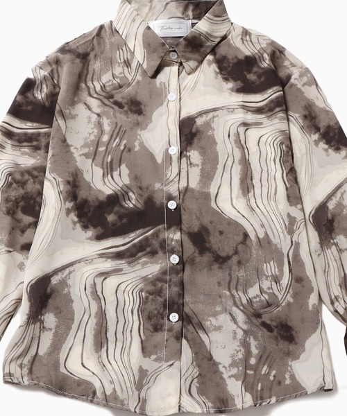 ROOPTOKYO（ループトウキョウ）の「▲design shirt/総柄シャツ（シャツ/ブラウス・メンズ・グレー・XL/L）」の8枚目の写真