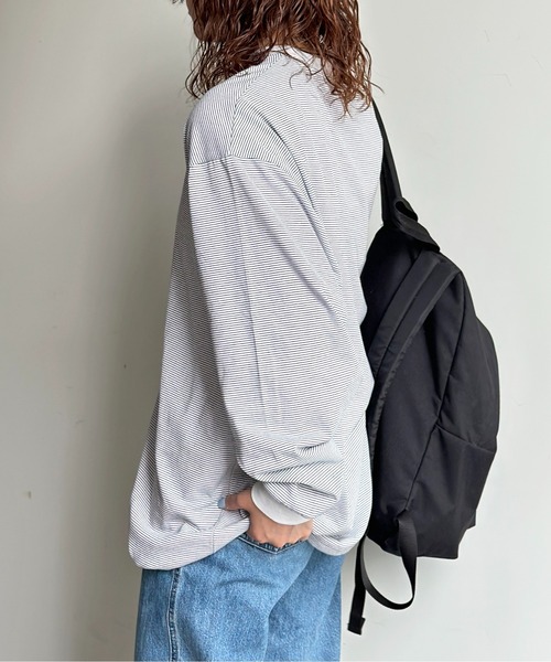 CPCM(シーピーシーエム)の「バルーンボーダーロンT(Tシャツ/カットソー・メンズ・ホワイト/ブラック・FREE)」の18枚目の写真