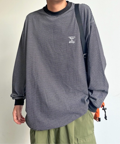 CPCM(シーピーシーエム)の「バルーンボーダーロンT(Tシャツ/カットソー・メンズ・ホワイト/ブラック・FREE)」の19枚目の写真