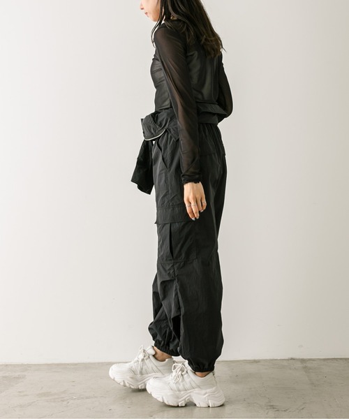 OLIVE des OLIVE(オリーブデオリーブ)の「カラフルインナー 1032060140(Tシャツ/カットソー・レディース・ブラック/サックスブルー/ピンク/オフホワイト・FREE)」の12枚目の写真