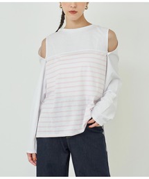 ANAP | ２WAYレイヤードボレロロングTシャツ(Tシャツ/カットソー)