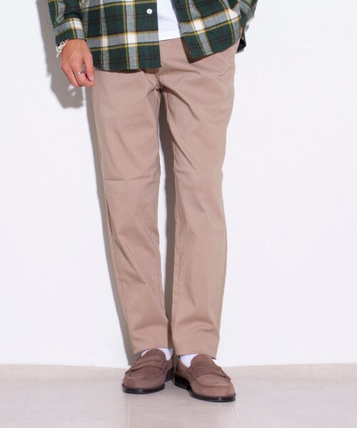 GLOSTER（グロスター）の「【GLOSTER/グロスター】スーパーストレッチ スリムテーパードパンツ イージーパンツ（その他パンツ・メンズ・オリーブ/ベージュ/ブラック/ライトブルー/チャコールグレー/ネイビー・M/L/XL）」の4枚目の写真