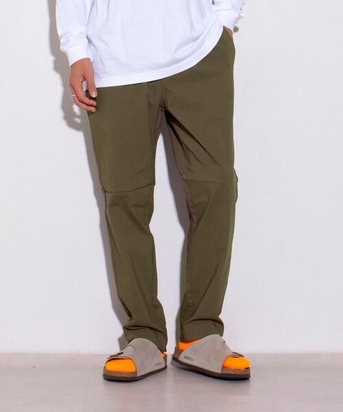 GLOSTER（グロスター）の「【GLOSTER/グロスター】スーパーストレッチ スリムテーパードパンツ イージーパンツ（その他パンツ・メンズ・オリーブ/ベージュ/ブラック/ライトブルー/チャコールグレー/ネイビー・M/L/XL）」の11枚目の写真