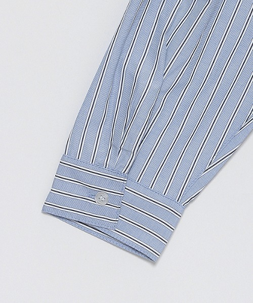 LOVETOXIC(ラブトキシック)の「ストライプシャツインナーSET(シャツ/ブラウス・キッズ・ピンク/ブラック/オフホワイト/ブルー・L/M/S)」の9枚目の写真