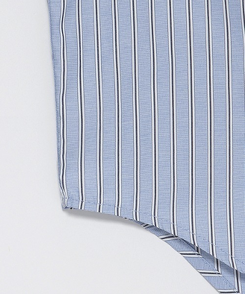 LOVETOXIC(ラブトキシック)の「ストライプシャツインナーSET(シャツ/ブラウス・キッズ・ピンク/ブラック/オフホワイト/ブルー・L/M/S)」の10枚目の写真