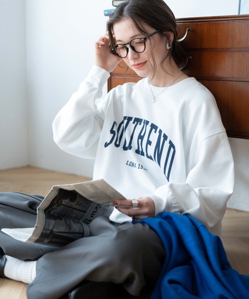 WEGO（ウィゴー）の「WEGO/クルーネックスウェット【WEB限定】（スウェット・レディース・その他8/その他5/その他7/その他1/その他2/その他3/その他4/その他6/その他9/その他10・MEDIUM/LARGE）」の3枚目の写真