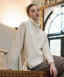 NOELA | レースアップニットトップス(ニット/セーター)