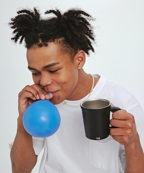 thermo mug(サーモ マグ)の「【 thermo mug / サーモマグ 】 DOUBLE MUG ダブルマグ 蓋つき マグカップ タンブラー保冷 保温 KPA DM18-30(グラス/マグカップ/タンブラー・レディース・ライトブルー/ブラック/アイボリー/ブラック系その他/タン/ホワイト/ネイビー/ライトグレー・FREE)」の4枚目の写真