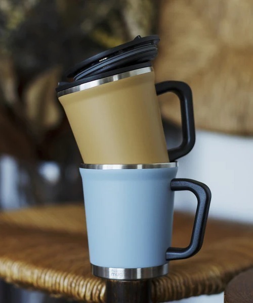 thermo mug(サーモ マグ)の「【 thermo mug / サーモマグ 】 DOUBLE MUG ダブルマグ 蓋つき マグカップ タンブラー保冷 保温 KPA DM18-30(グラス/マグカップ/タンブラー・レディース・ライトブルー/ブラック/アイボリー/ブラック系その他/タン/ホワイト/ネイビー/ライトグレー・FREE)」の12枚目の写真