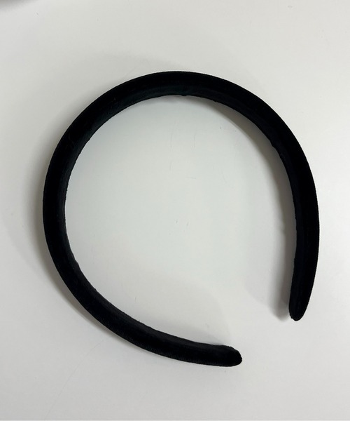 prose verse（プロズヴェール）の「ベロアカチューシャ（カチューシャ・レディース・ブラック・ﾌﾘ-）」の2枚目の写真