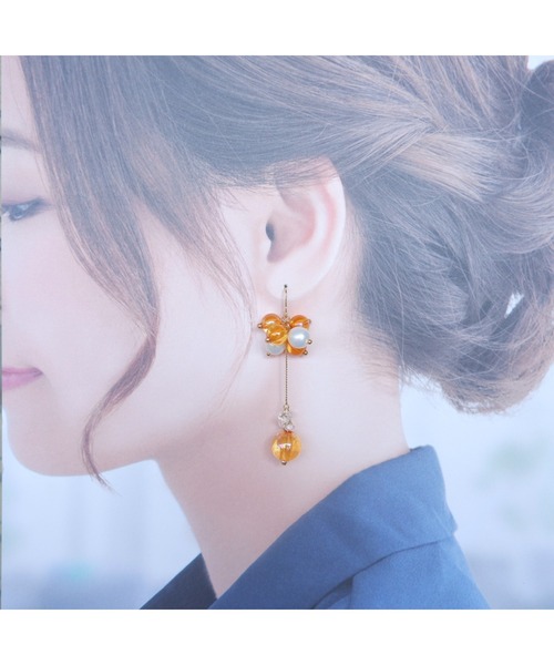 tone（トーン）の「【R】キラキラジューシーなバブルイヤリング(MA)（イヤリング・レディース・ミント・FREE）」の6枚目の写真