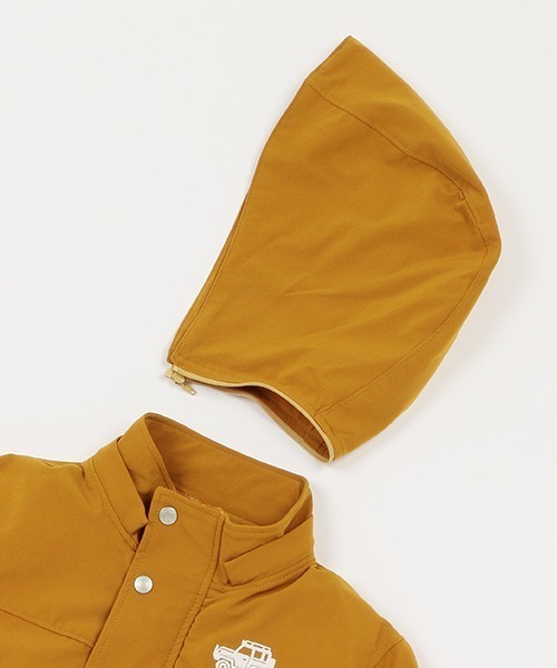 kladskap(クレードスコープ)の「オフロードーカーフリースベスト付マウンテンパーカ(マウンテンパーカー・キッズ・マスタード/パープル・90cm/100cm/110cm/120cm/130cm)」の11枚目の写真