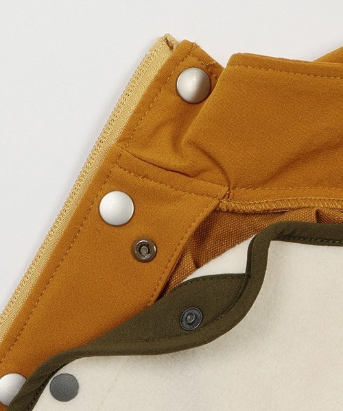 kladskap(クレードスコープ)の「オフロードーカーフリースベスト付マウンテンパーカ(マウンテンパーカー・キッズ・マスタード/パープル・90cm/100cm/110cm/120cm/130cm)」の15枚目の写真