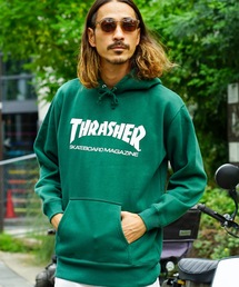 MAG LOGO HOODIE SWEAT PARKA/スラッシャー10oz(オンス)ヘビーウェイト裏起毛ロゴプルオーバーパーカー