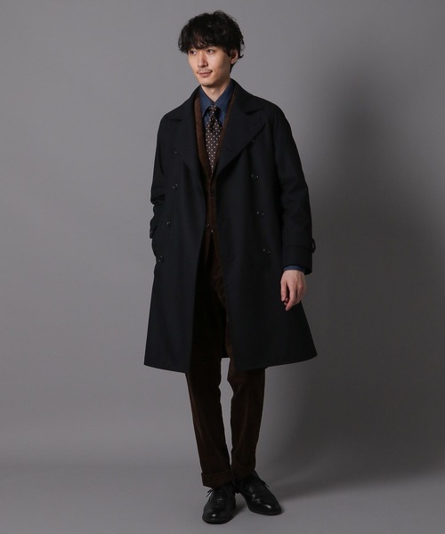 GLOBAL WORK（グローバルワーク）の「トレンチコート/Salon de GW/963235（トレンチコート・メンズ・ネイビー・MEDIUM/SMALL/LARGE/X-LARGE）」の22枚目の写真