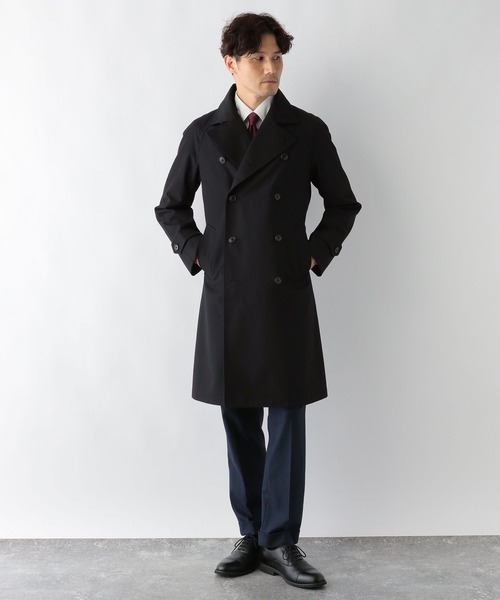 GLOBAL WORK（グローバルワーク）の「トレンチコート/Salon de GW/963235（トレンチコート・メンズ・ネイビー・MEDIUM/SMALL/LARGE/X-LARGE）」の4枚目の写真