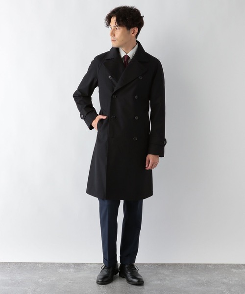 GLOBAL WORK（グローバルワーク）の「トレンチコート/Salon de GW/963235（トレンチコート・メンズ・ネイビー・MEDIUM/SMALL/LARGE/X-LARGE）」の5枚目の写真