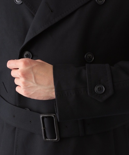 GLOBAL WORK（グローバルワーク）の「トレンチコート/Salon de GW/963235（トレンチコート・メンズ・ネイビー・MEDIUM/SMALL/LARGE/X-LARGE）」の14枚目の写真