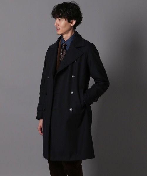 GLOBAL WORK（グローバルワーク）の「トレンチコート/Salon de GW/963235（トレンチコート・メンズ・ネイビー・MEDIUM/SMALL/LARGE/X-LARGE）」の2枚目の写真