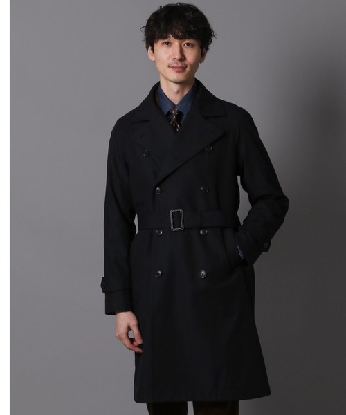 GLOBAL WORK（グローバルワーク）の「トレンチコート/Salon de GW/963235（トレンチコート・メンズ・ネイビー・MEDIUM/SMALL/LARGE/X-LARGE）」の3枚目の写真