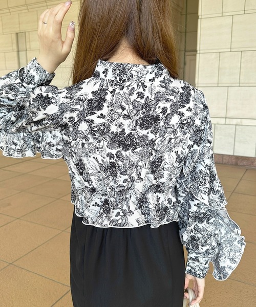 apres jour(アプレジュール)の「切り替えフリルボウタイワンピース【ZOZOTOWN限定アイテム】(ワンピース・レディース・レッド系その他/ブラック系その他/ライトブルー/ブラック・フリー/X-LARGE)」の8枚目の写真