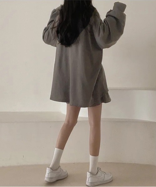 MYMOOD.（マイムード）の「【上下2点セット】カレッジロゴ スウェットセットアップ ルームウェア（その他ルームウェア・レディース・ブラック/ブルー/モカ・FREE）」の13枚目の写真