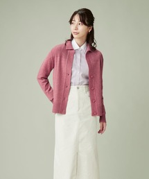 TOKYO SHIRTS（トウキョウシャツ）の「スタンドヘンリーネック ニットカーディガン（カーディガン/ボレロ・レディース）」