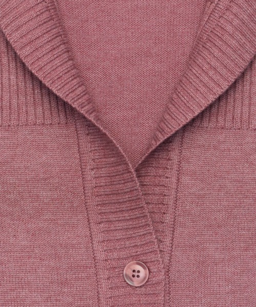 TOKYO SHIRTS（トウキョウシャツ）の「スタンドヘンリーネック ニットカーディガン（カーディガン/ボレロ・レディース・ネイビー/ブラック/カーキ/モカ/ピンク・LL/M/L）」の17枚目の写真