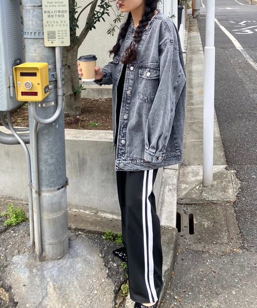 AS KNOW AS plus（アズノゥアズプラス）の「☆らくちんサイドライントラックパンツ（その他パンツ・レディース・ブラック/モカ/ネイビー・FREE）」の15枚目の写真